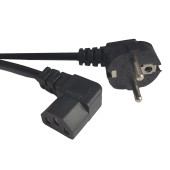 CABLU alimentare Spacer 1.8m, intrare Shucko, iesire C13, 10A, negru