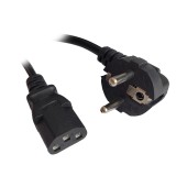 CABLU alimentare Spacer 5m, intrare Shucko, iesire C13, 10A, negru