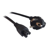 CABLU alimentare Spacer notebook 1.8m, intrare Shucko, iesire C5, 10A, negru,
