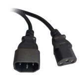CABLU alimentare Spacer prelungitor, 1.8m, intrare C14, iesire C13, 10A, negru