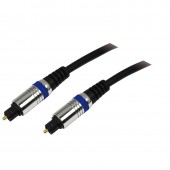 CABLU audio LOGILINK Toslink Optic, 1.5m, premium, black