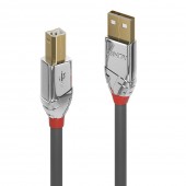 Cablu Lindy 5m USB 2.0 Type A to B Cromo