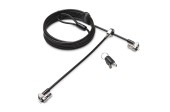 CABLU securitate KENSINGTON pt. notebook slot standard,cheie standard, conectare directa, 2.5m,cablu otel carbon, pivotare si rotire,blocare dubla, 