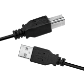 CABLU USB LOGILINK pt. imprimanta, USB 2.0 la USB 2.0 Type-B, 2m, negru