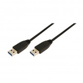 CABLU USB LOGILINK, USB 3.0 la USB 3.0, 3m, black