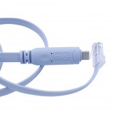CABLU USB SPACER adaptor, USB 3.1 Type-C la RJ45, flat, 1.8m, 10/100/1000 Mbit/s, Grey