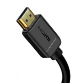 CABLU video Baseus HD Series, HDMI la HDMI, rezolutie maxima 4K UHD la 60 Hz, conectori auriti, 3m, negru  - 6953156222533