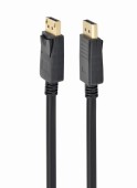 CABLU video GEMBIRD, DisplayPort la DisplayPort, 10m, rezolutie maxima 4K la 60 Hz, negru
