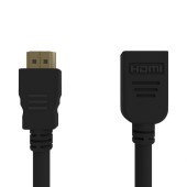 CABLU video GEMBIRD, HDMI la HDMI 2.0, 1.8m, prelungitor, conectori auriti, rezolutie maxima 4K la 60 Hz, Cu, negru