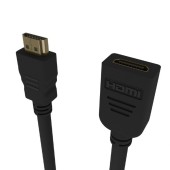 CABLU video GEMBIRD, HDMI la HDMI 2.0, 4.5m, prelungitor, conectori auriti, rezolutie maxima 4K la 60 Hz, Cu, negru