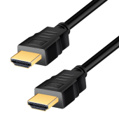 CABLU video LOGILINK, HDMI la HDMI 2.0, 2m, conectori auriti, rezolutie maxima 4K la 60 Hz, plastic, dublu ecranaj, CCS, negru