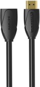 Cablu video prelungitor Vention, HDMI la HDMI, 2m, rezolutie 4K la 60Hz, negru,  - 6922794721180