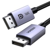 CABLU video Ugreen, DP118 DP 2.1 la DP 2.1, 16K la 30Hz, lungime 2m, braided, negru - 6941876213849