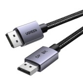 CABLU video Ugreen, DP120 DP 1.4 la DP 1.4, 8K la 60Hz, lungime 1m, braided, negru - 6941876229031