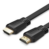 CABLU video Ugreen, ED015 HDMI la HDMI 4K la 60Hz, lungime 1.5m, flat, negru - 6957303858194