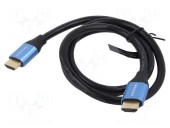 CABLU video Vention, DisplayPort la DisplayPort, 1.45m, rezolutie 8K la 60Hz/4K la 120Hz, PVC, negru,  - 6922794765290