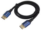 CABLU video Vention, DisplayPort la DisplayPort, 1m, rezolutie 8K la 60Hz/4K la 120Hz, PVC, negru,  - 6922794765283