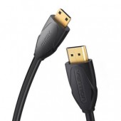 Cablu video Vention, HDMI -miniHDMI, 1.5m, rezolutie maxima 4K la 30Hz, conectori auriti, cupru, dublu sens,invelis PVC, negru,  -  6922794721029