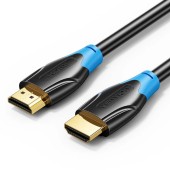 Cablu video Vention, HDMI la HDMI, 0.75m, rezolutie 4K la 60Hz, conectori auriti, negru-albastru,  - 6922794732636