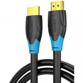 Cablu video Vention, HDMI la HDMI, 1.5m, rezolutie maxima 4K la 60Hz, conectori auriti, cupru, invelis PVC, negru,  -  6922794732650