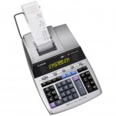 Calculator de birou CANON, MP-1411LTSC, ecran 14 digiti, Ribon, functie business, tax si conversie moneda, gri