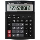 Calculator de birou CANON, WS-1210THB, ecran 12 digiti, alimentare solara si baterie, display LCD, functie business, tax si conversie moneda, NEGRU