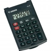 Calculator de birou CANON,AS-8, ecran 8 digiti, alimentare baterie, display LCD, negru
