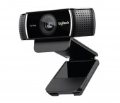 CAMERA  web LOGITECH Webcam C922, Full HD rez 1920 x 1080, USB 2.0, microfon, negru