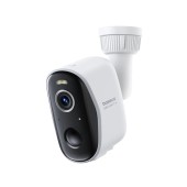 CAMERA IP Exterior Baseus N1, 2K, 2304 x 1296, acumulator integrat, unghi pana la 145 grade, IP67, dist. IR 30 m, tip lentila fixa 3 mm, 3 Mpx, wireless, slot SD card