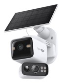 CAMERA IP Exterior TP-Link, dual lens 2K+2K, pan/tilt 360°, alimentare solara inclusa, baterie 10.000mAh, IP65