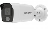 CAMERA IP Hikvision, bullet pt. interior | exterior, dist. IR 40 m,  tip lentila fixa 2.8 mm, 2 Mpx, PoE, slot SD card