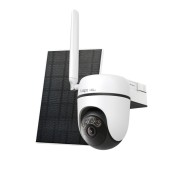CAMERA IP TP-LINK + PANOU SOLAR, wireless, turret, pt.exterior, dist. IR 9 m, tip lentila fixa 4 mm, 2K 3MP, slot SIM 4G LTE, microfon, carcasa plastic, slot SD card