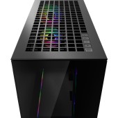 CARCASA Arctic Xtender, mid tower, max 8xfan, 3xP14 ProR ARGB si 2xP12Pro ARGB instalate, PSU shroud 24 LED ARGB, USB-C x 1, USB 3.2 x 2, audio+mic, 7 sloturi expans, negru