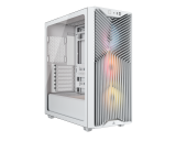 Carcasa Corsair 3200D RS ARGB, Mid-Tower, ATX, 3 ventilatoare incluse RS120 ARGB, Alb