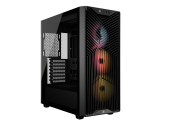 Carcasa Corsair 3200D RS ARGB, Mid-Tower, ATX, 3 ventilatoare incluse RS120 ARGB, Negru