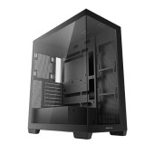 CARCASA DeepCool CG580, middle tower, gaming, fara sursa, suporta 10xfan, USB 3.2 gen1 x 2, audio+mic, 7 sloturi expansiune, negru