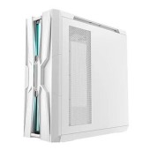CARCASA gaming DeepCool GENOME III tower, fara sursa, max 10x fan, cooler AIO 420mm pre-instalat, 9 sloturi expansiune, alb