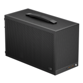 CARCASA PCCooler K101 MESH, mini tower, office, fara sursa, compatibil sursa SFX, suporta 3xfan, USB-C x 1, USB 3.1 x 2, 3 sloturi expansiune, gri