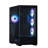 CARCASA Zalman P50, middle tower, gaming, fara sursa, suporta 10xfan, 1xfan inclus, PSU shroud, USB 3.1 gen1 x 2, audio+mic, 7 sloturi expansiune, negru