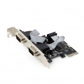 CARD adaptor GEMBIRD, PCI-Express la 2 x Port Serial, cu bracket low-profile