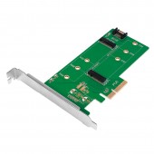 CARD adaptor LOGILINK, PCI-Express la M.2 SSD SATA/PCIe