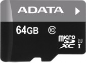 CARD MicroSD ADATA,  64 GB, MicroSDXC, clasa 10, standard UHS-I U1