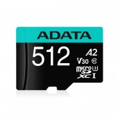 CARD MicroSD ADATA, 512 GB, microSDHC, clasa 10, standard UHS-I U3