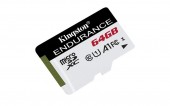 CARD MicroSD KINGSTON, 64 GB, MicroSDXC, clasa 10, standard UHS-I U1