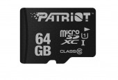 CARD MicroSD PATRIOT, 64 GB, MicroSDXC, clasa 10, standard UHS-I U1