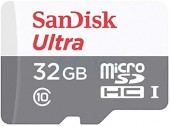 CARD MicroSD SANDISK, 32 GB, MicroSD, clasa 10, standard UHS-I U1