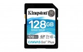 CARD SD KINGSTON, 128 GB, SDXC, clasa 10, standard UHS-I U3