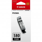 Cartus Cerneala Original Canon Black, PGI-580PGBK, pentru Pixma TR7550|TR8550|TS6150|TS6250|TS705|TS8150|TS8250|TS9150|TS9155|TS9550