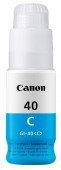 Cartus Cerneala Original Canon Cyan, GI-40C, pentru G6040|G5040, 7.7K