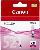 Cartus Cerneala Original Canon Magenta, CLI-521M, pentru iP3600|iP4600|MP540|MP620